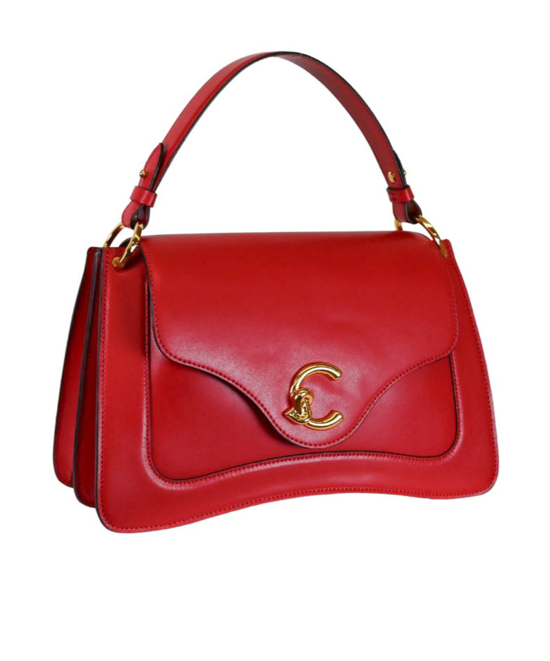 Coccinelle C-me Medium Handbag In Red