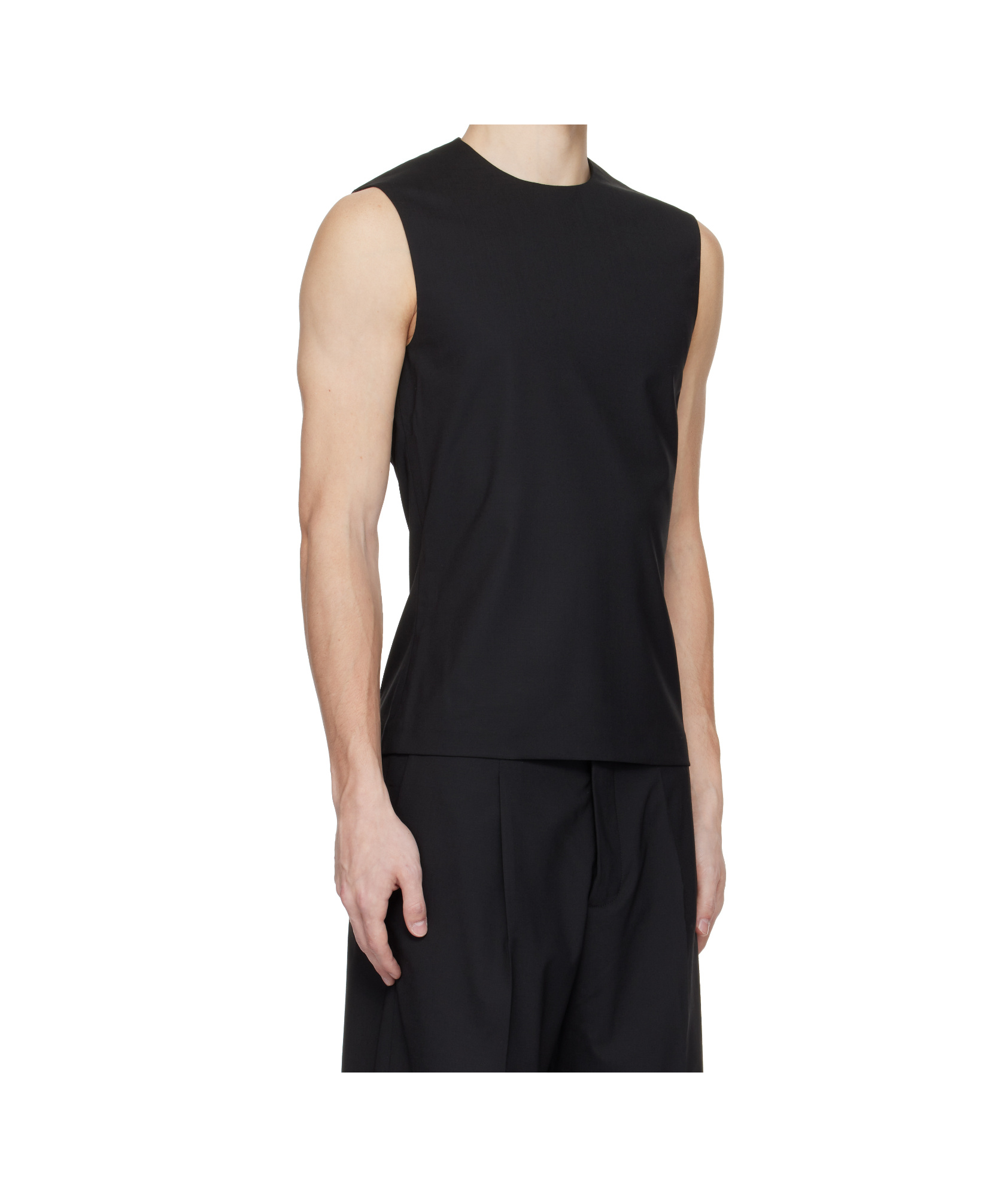 032c Sleeveless Vest In Black