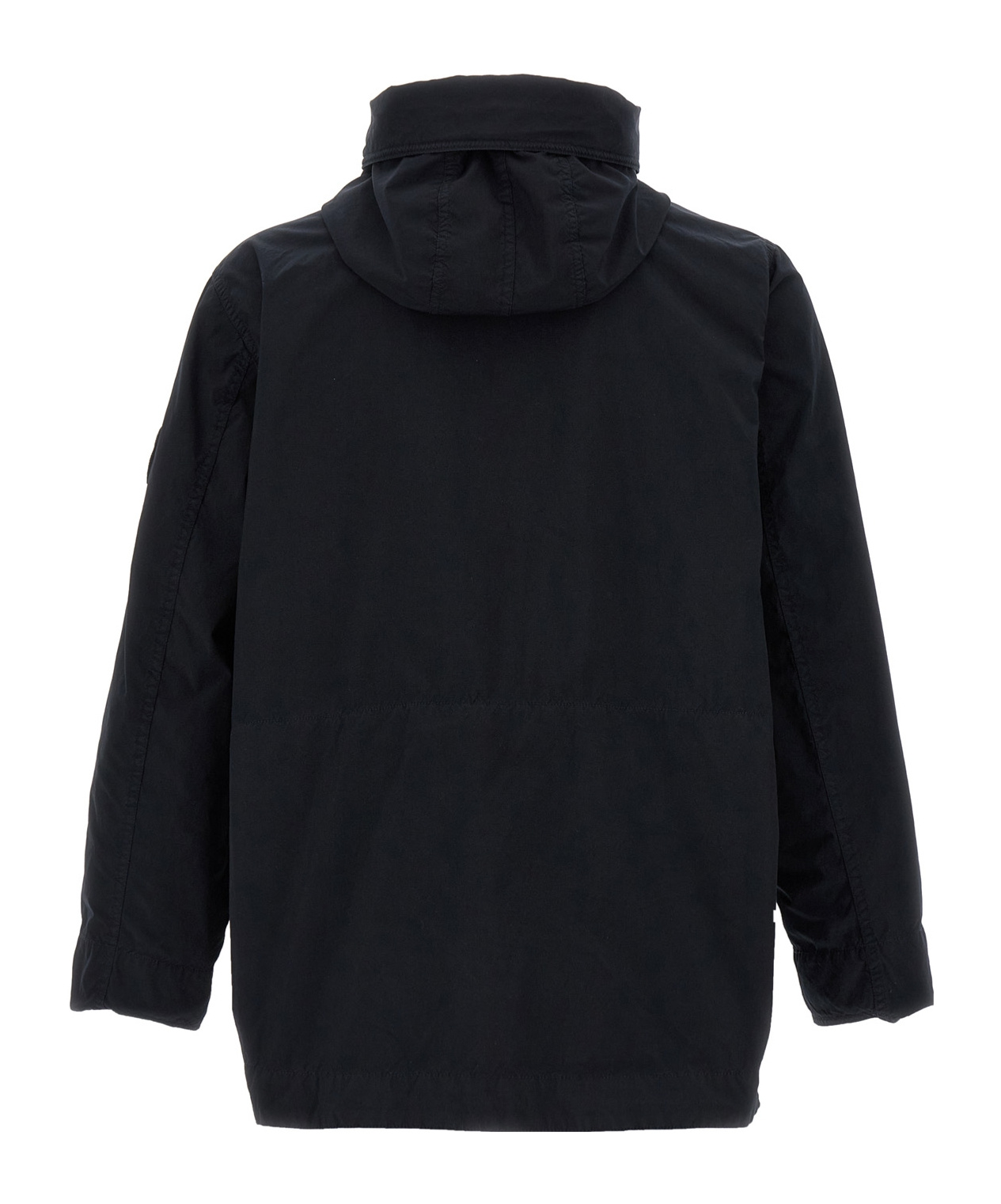 Stone Island Light Compact Touch Poly-tc Casual Jackets And Parka Blue In Blue