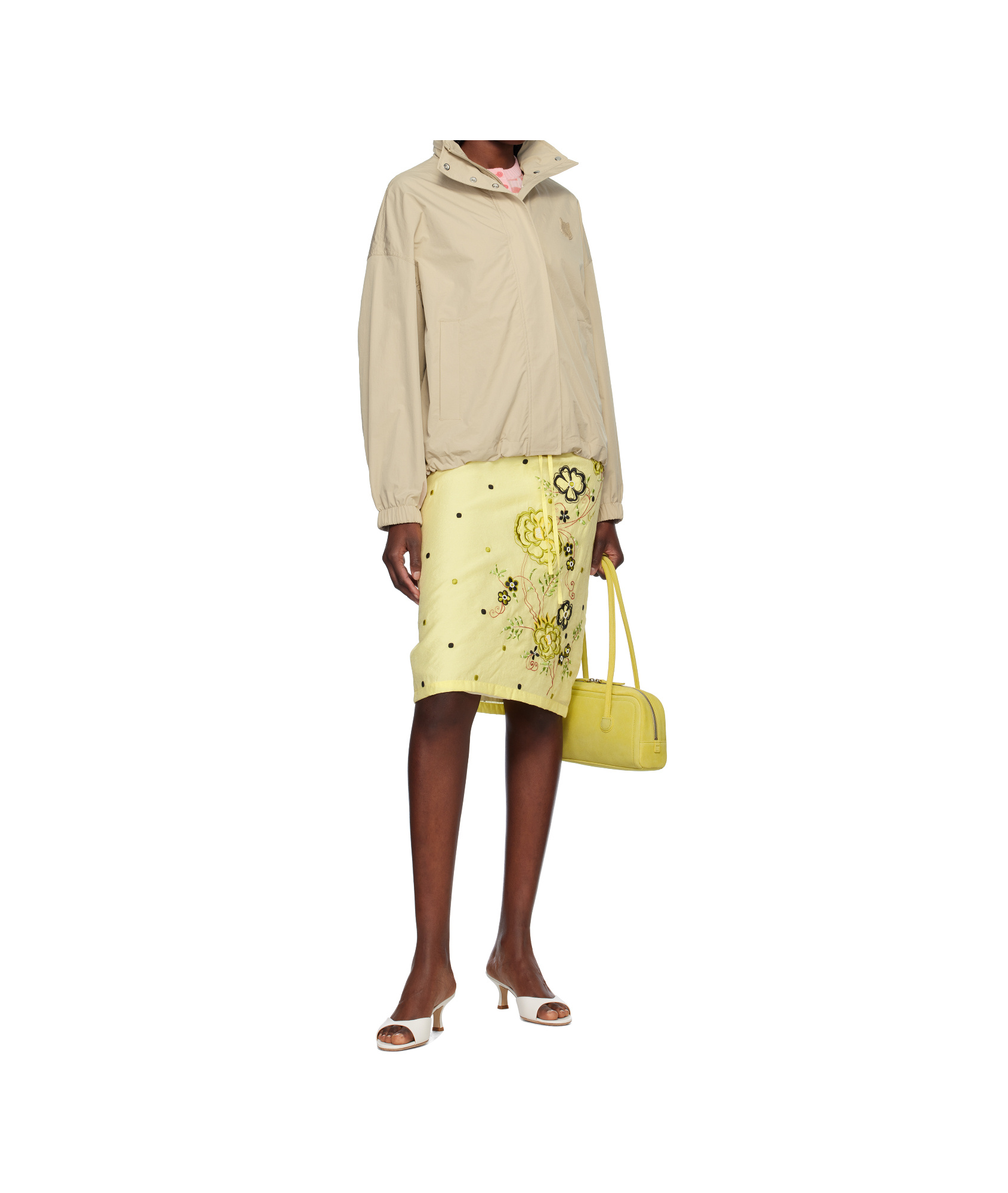 Shop Maison Kitsuné Fox-motif Bomber Jacket In Camel