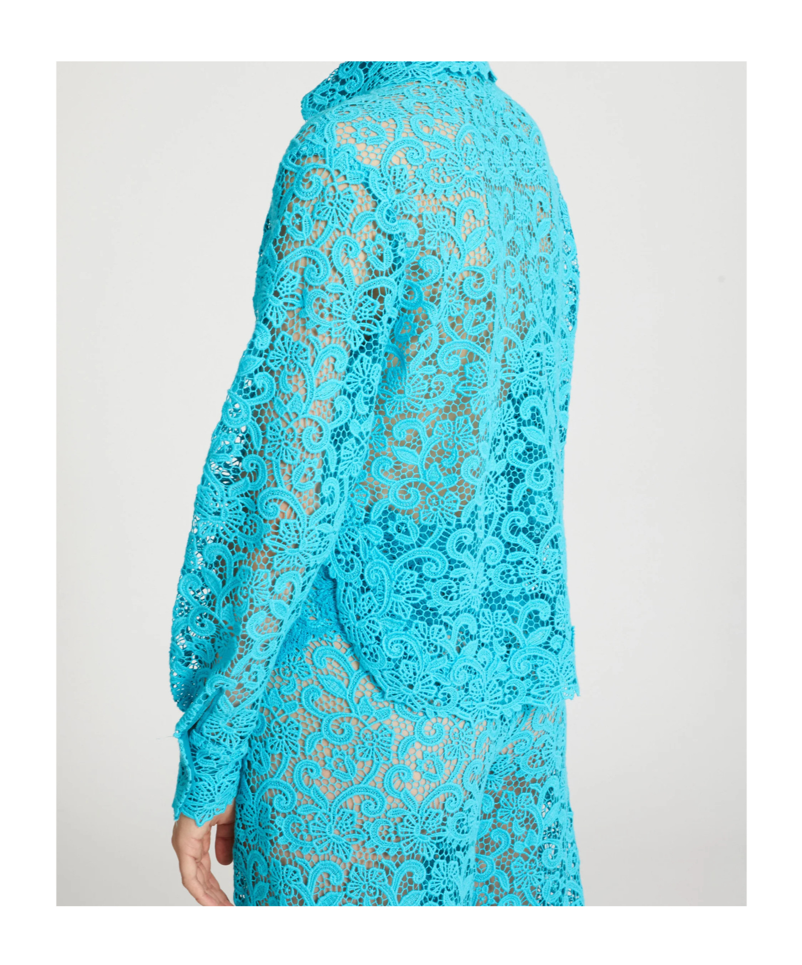 Ermanno Scervino Floral-lace Shirt