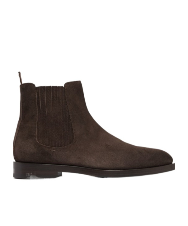 Brunello Cucinelli Panelled Suede Ankle Boots