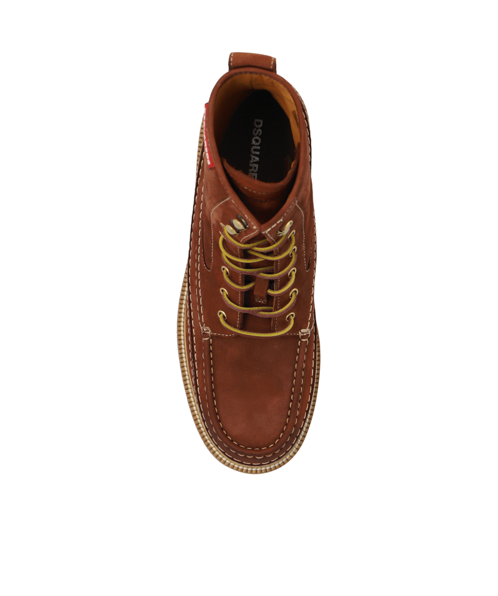 Dsquared2 Logo Boots In Brown