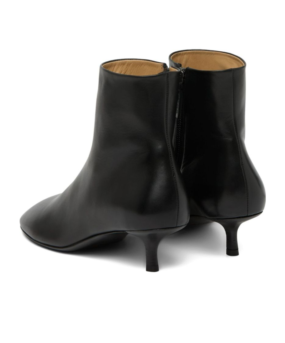 Marsèll Leather Ankle Boots In Black