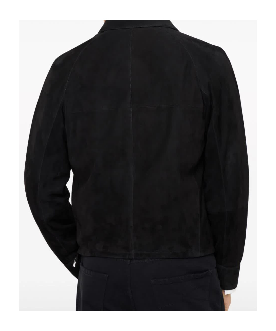 Brunello Cucinelli Straight Hem Zipped Jacket In Black