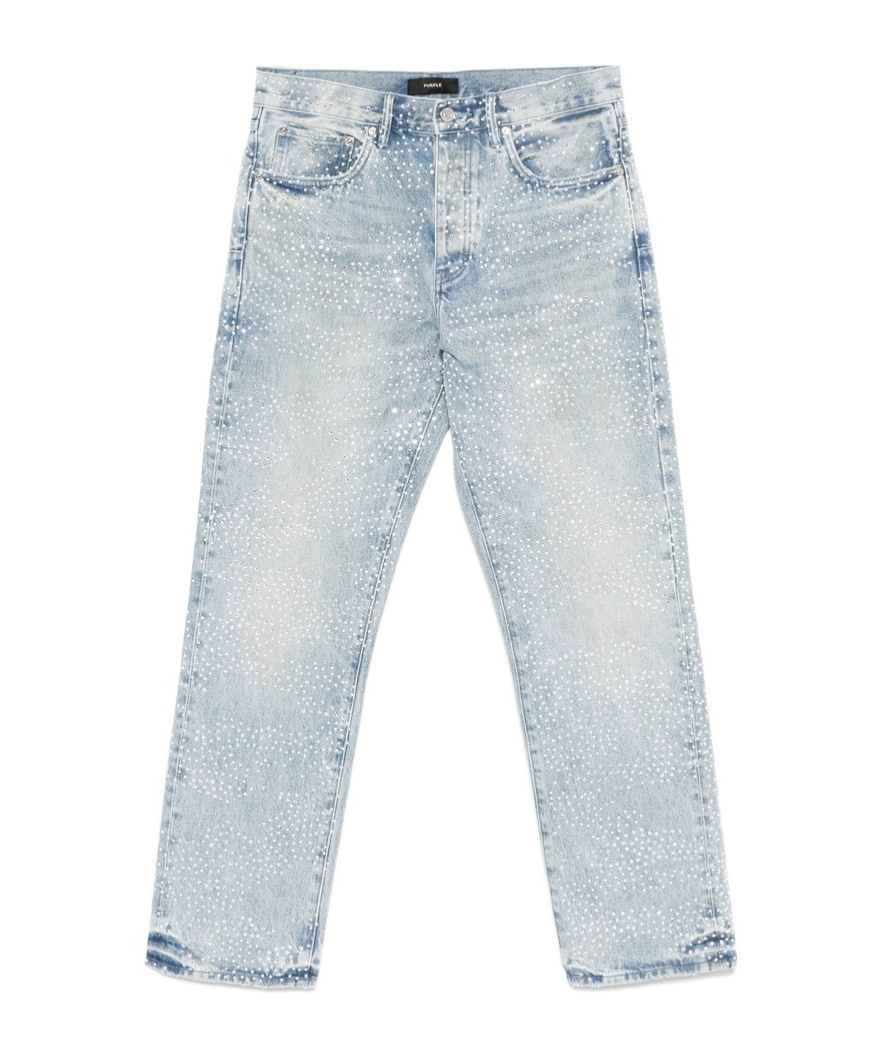 PURPLE BRAND JEANS WITH RHINESTONES