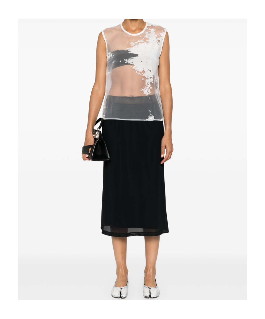 ANN DEMEULEMEESTER TRANSLUCENT VEST