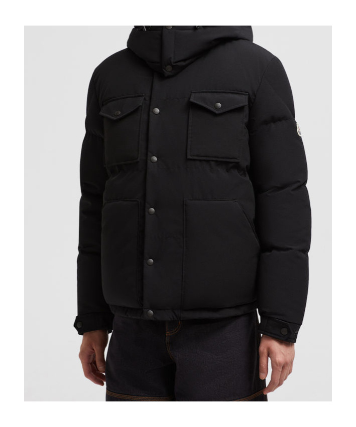 Moncler Doudoune Courte Fornas In Black