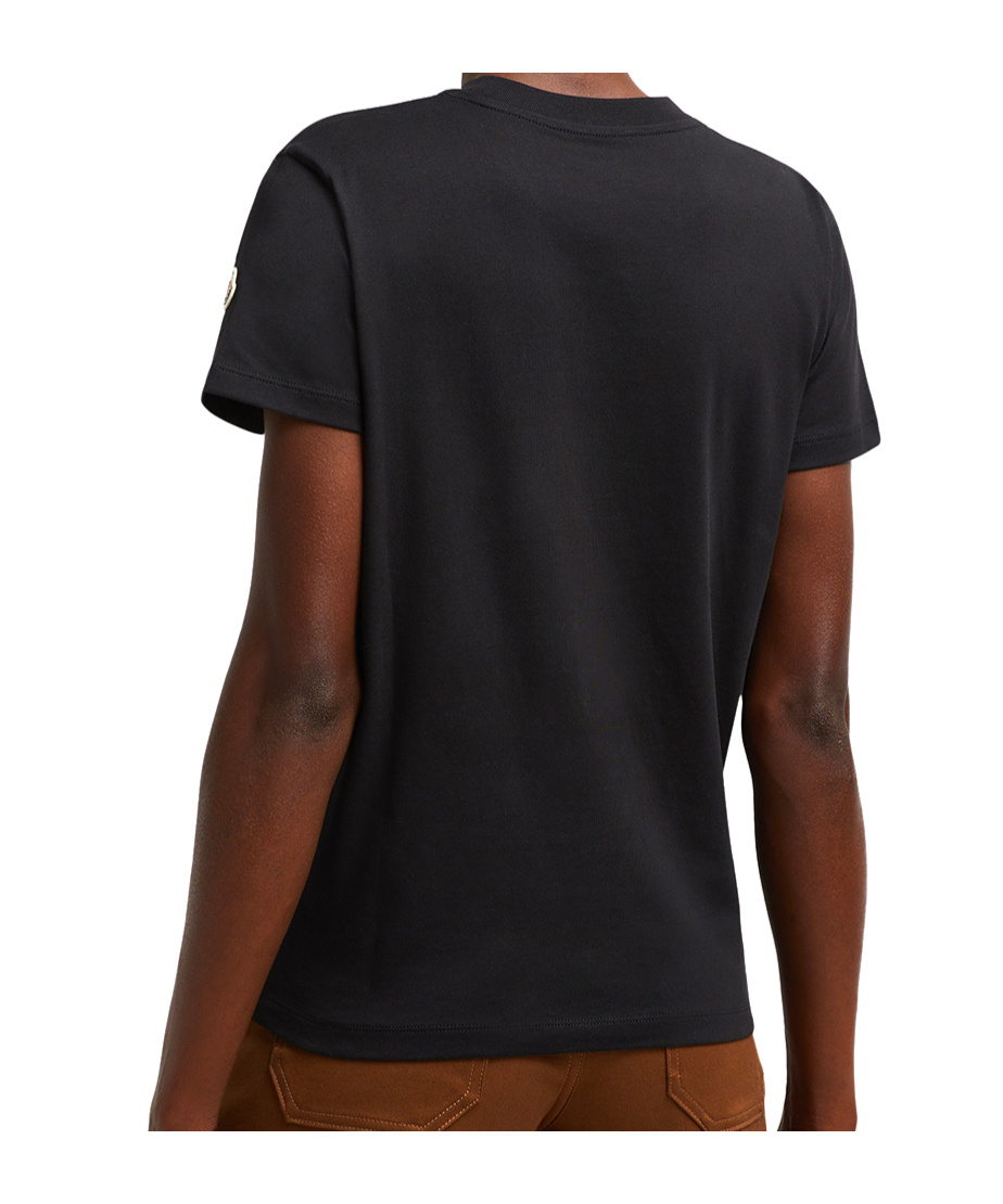 Moncler Short-sleeved T-shirt In Black