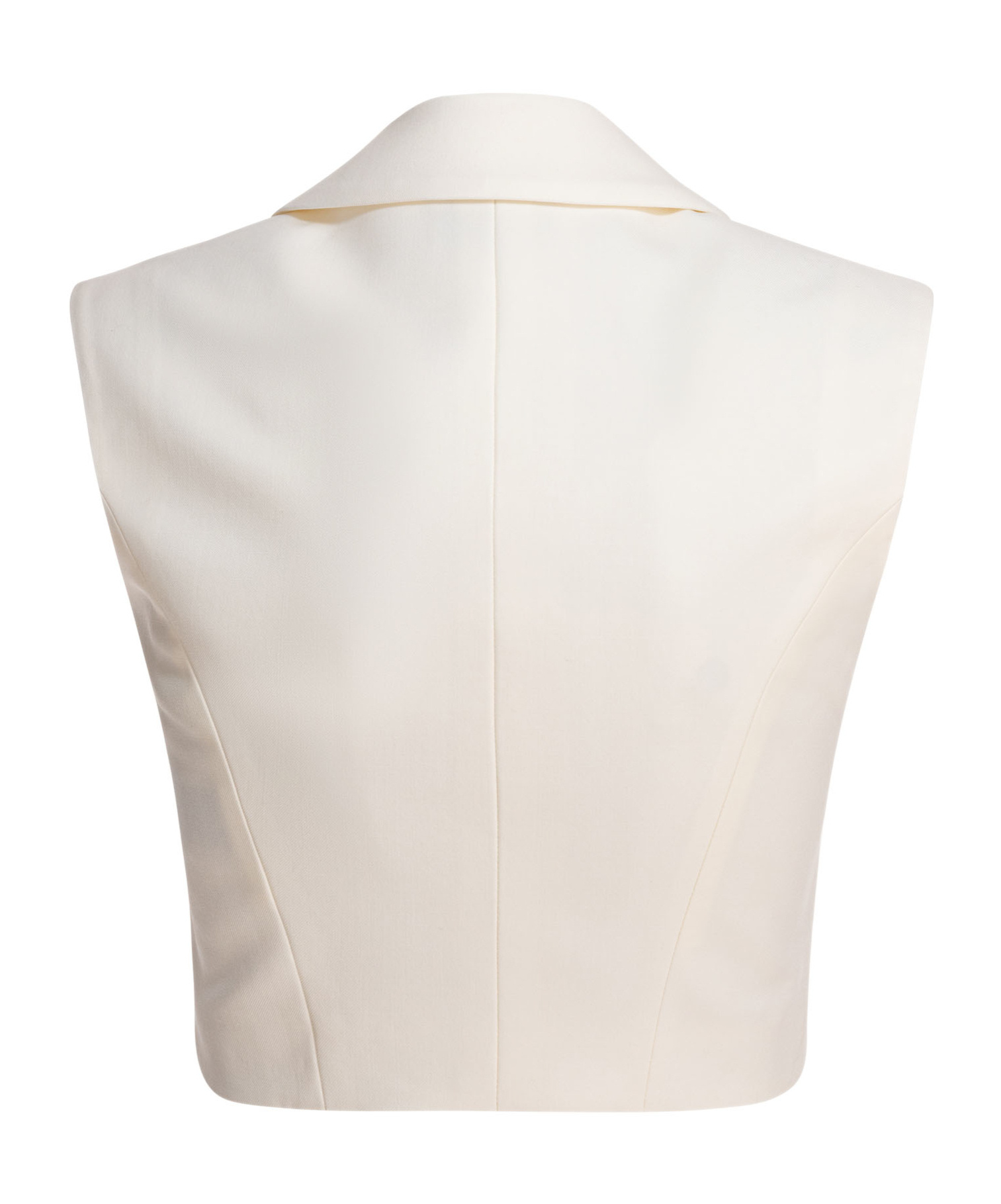 Alexander Mcqueen Tailored Sleeveless Jackets Button Detailing In White