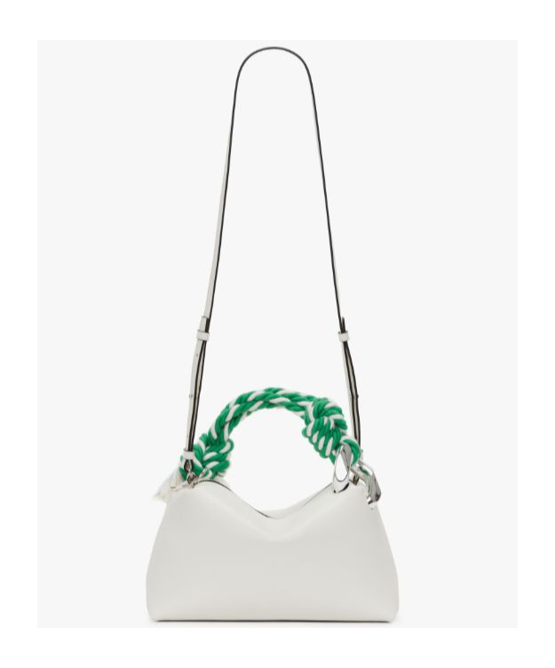 Jw Anderson Corner Crossbody Bag In White