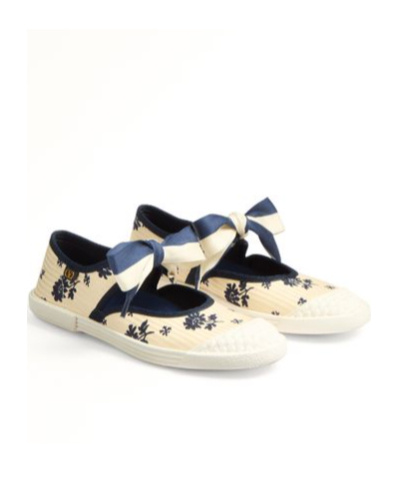 Valentino Bay By Bay Ballerina Rubber-trimmed Printed Silk-jacquard Sneakers In Nude