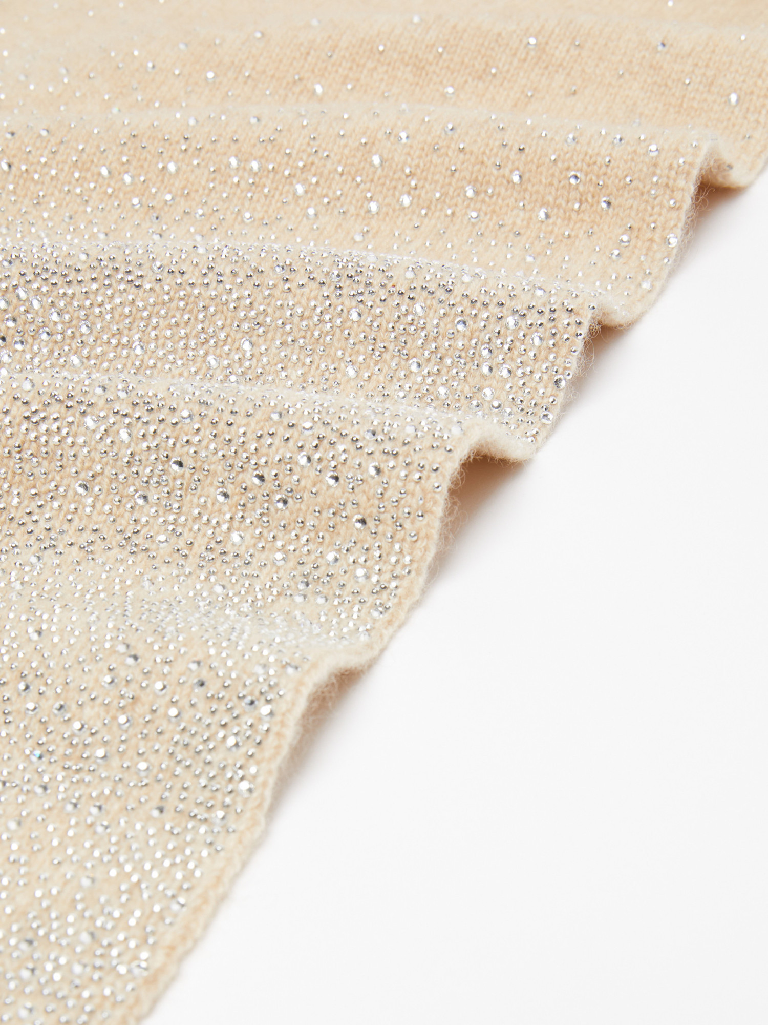 Max Mara Cashmere And Rhinestone Scarf