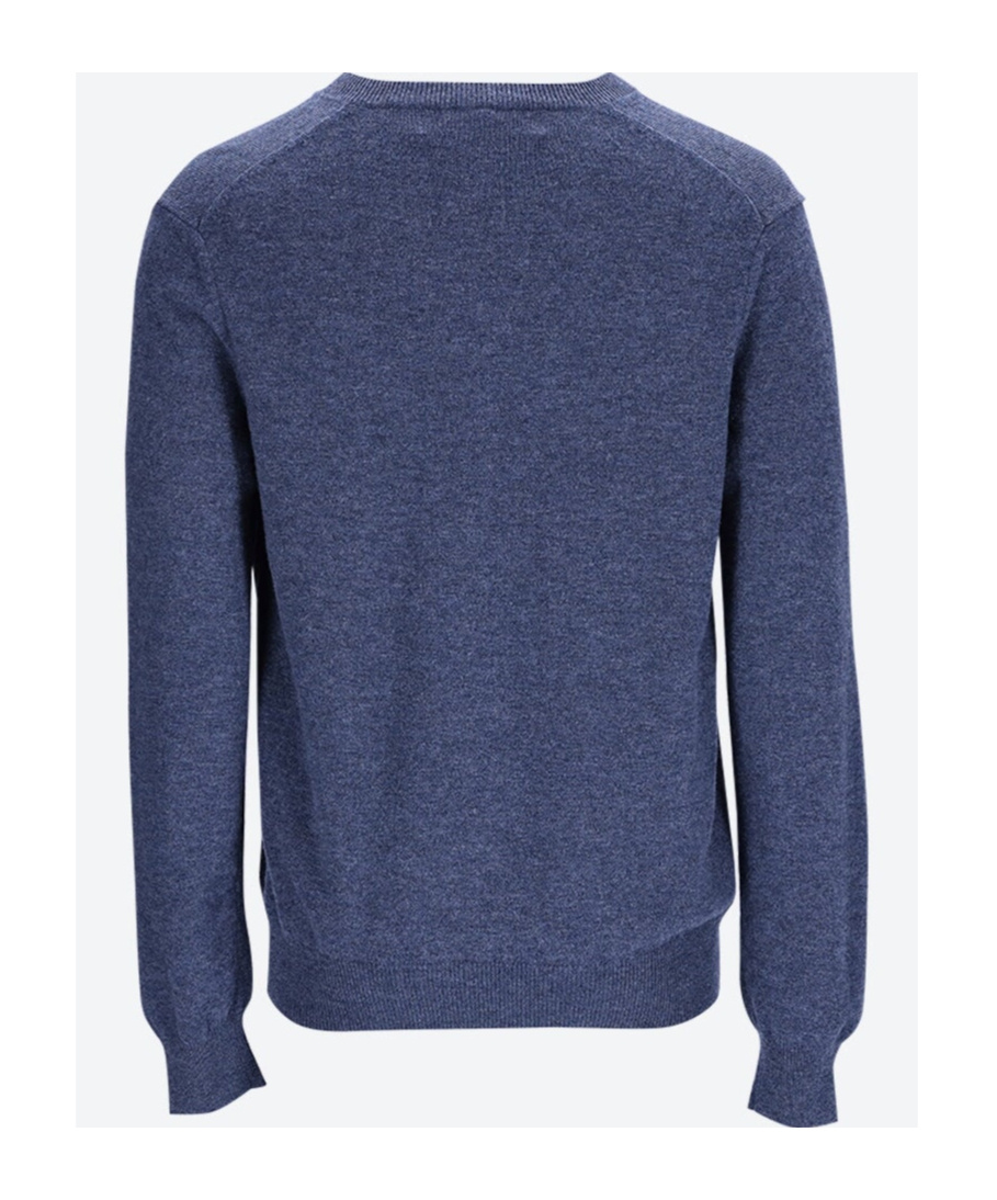 Comme Des Garçons V-neck Sweater In Blue