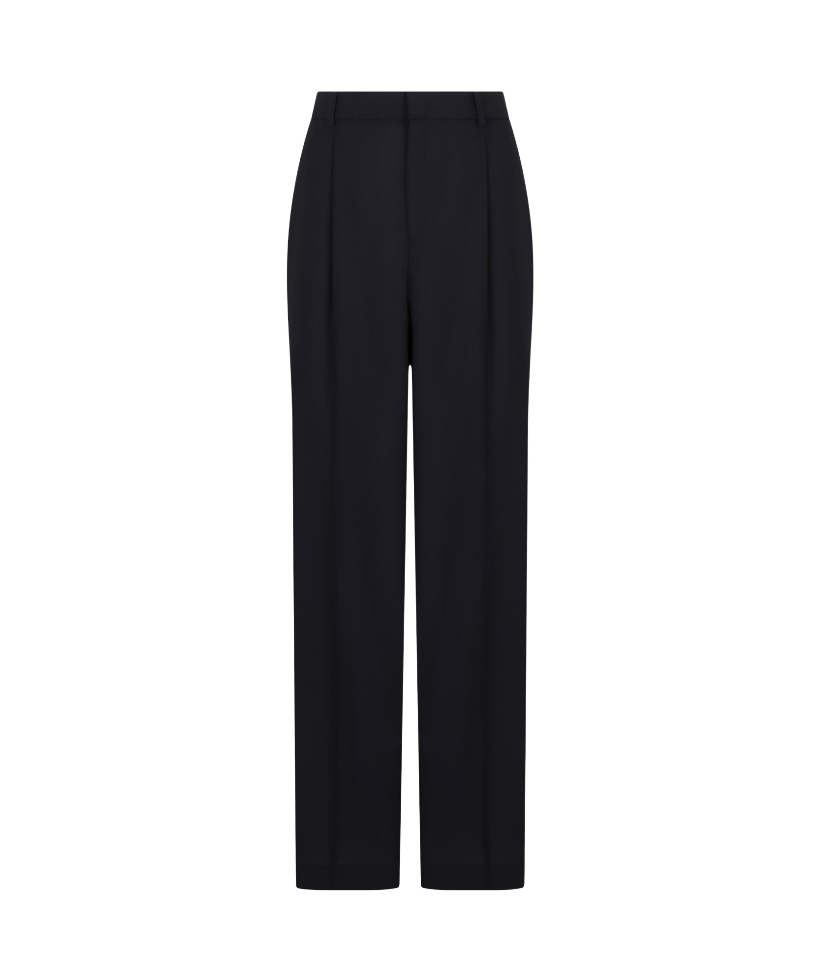 Pt Torino Pleated Casual Pants In Black