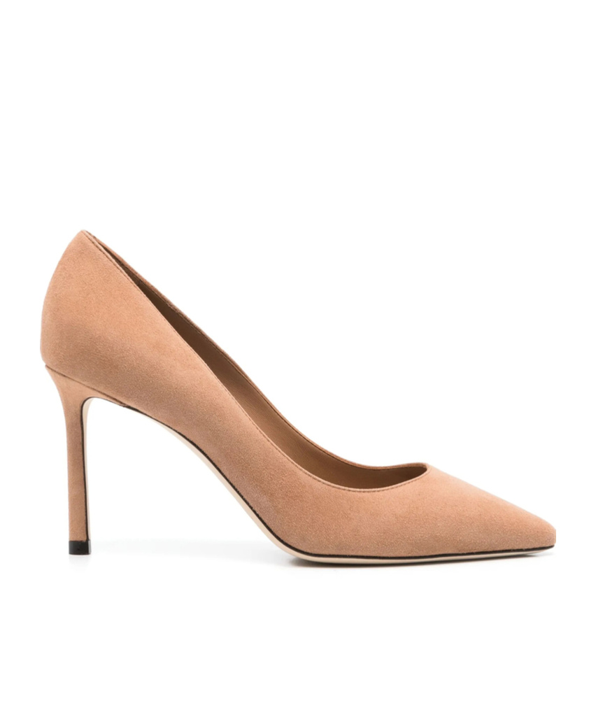 Jimmy Choo Pointed Toe Slip-on Pumps With High Stiletto Heel In Multi