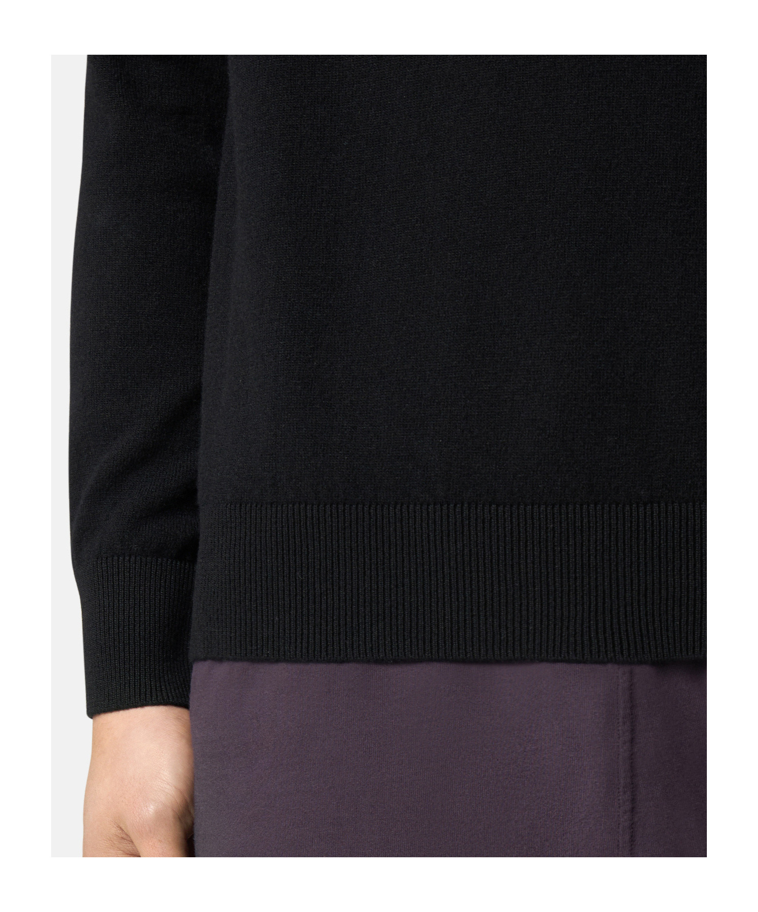 Shop Stone Island Compass Badge Crewneck Jumper In Black