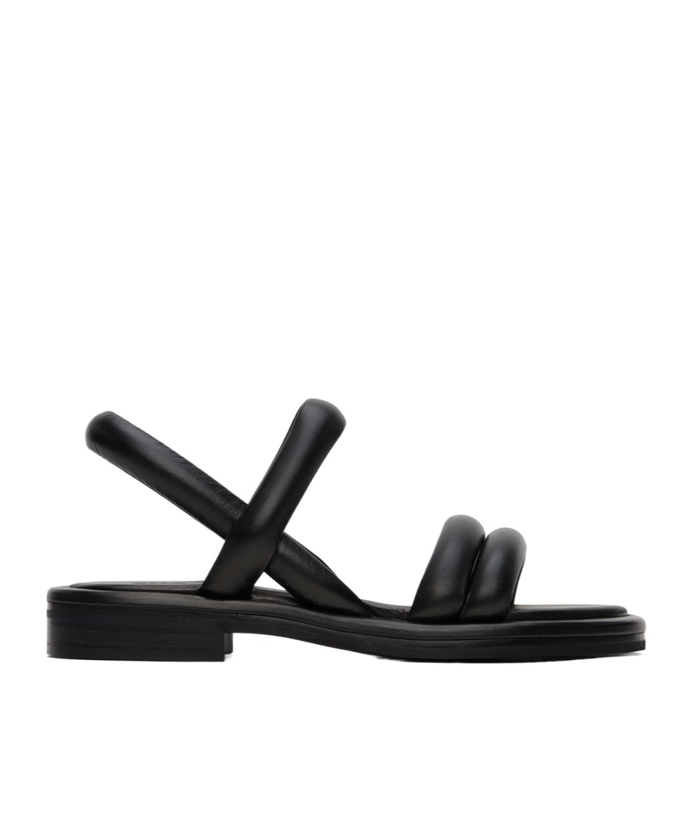 See By Chloé Black Suzan Flat Sandals In Black