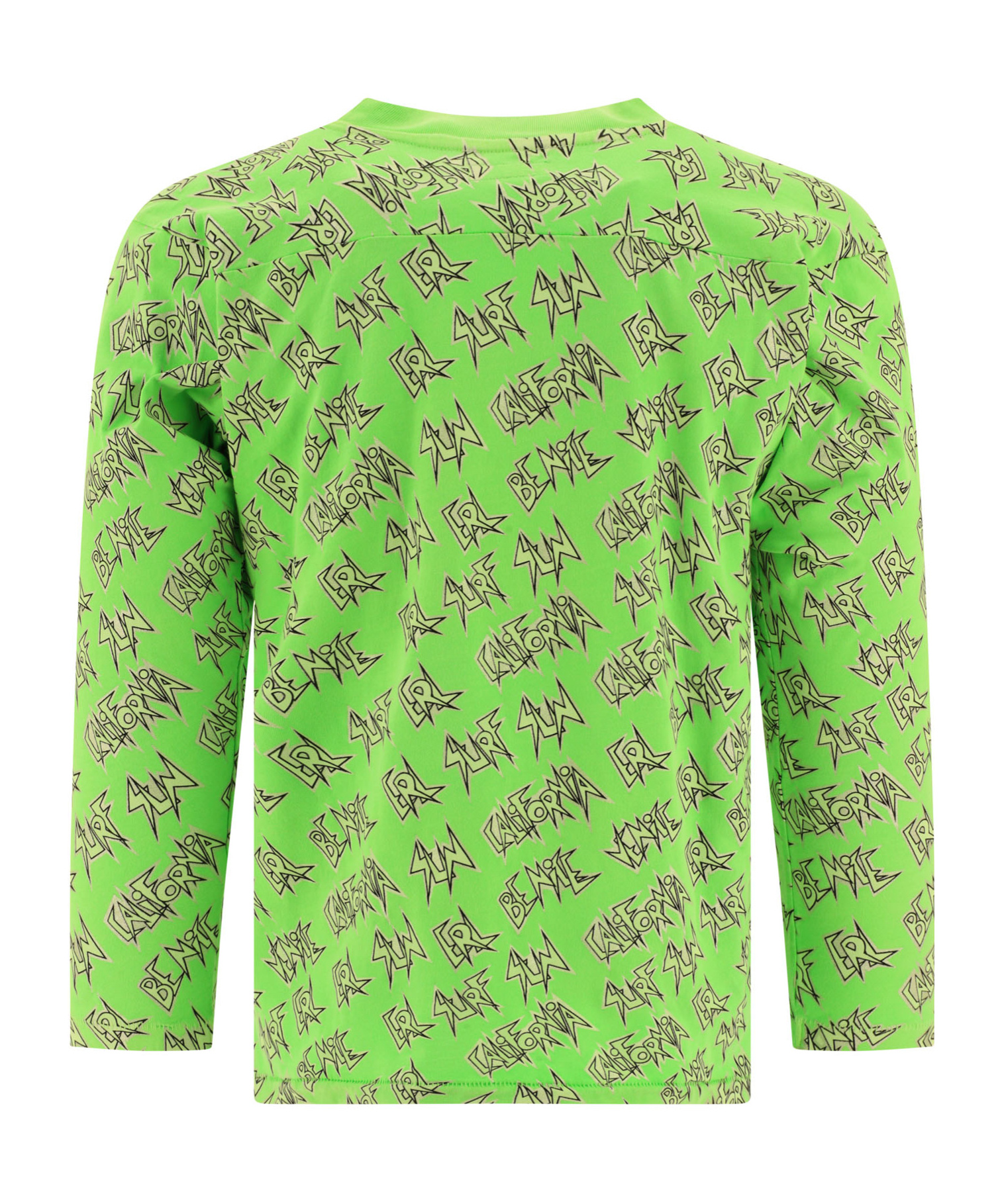 Erl Long-sleeved T-shirt In Green