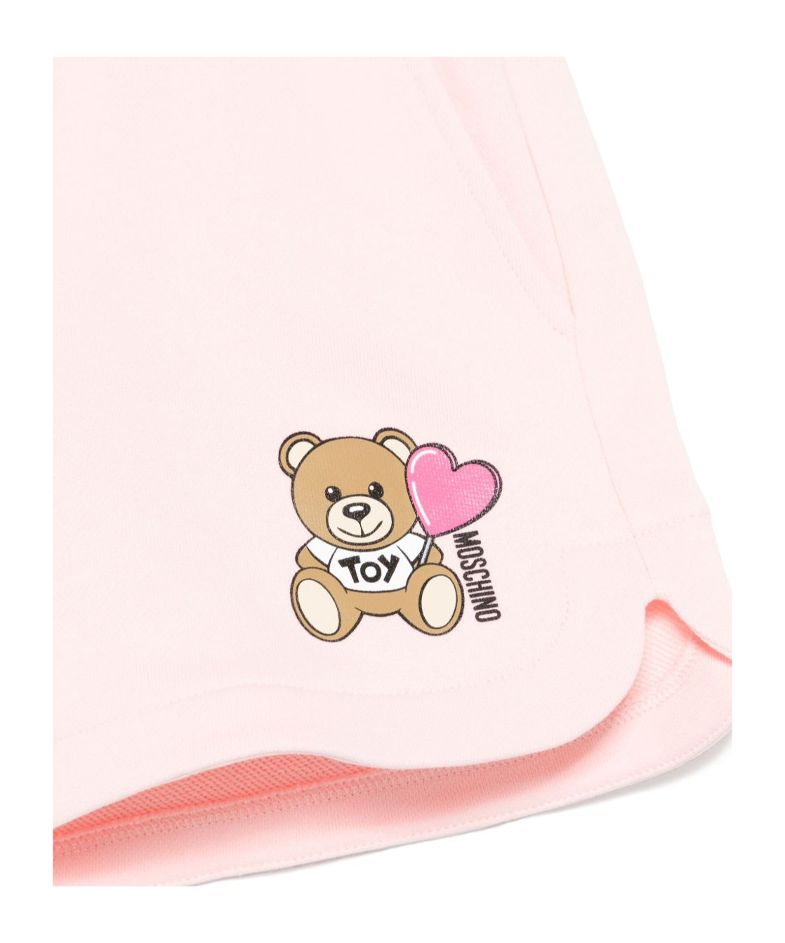 Moschino Teddy Bear-motif Track Shorts In Pink