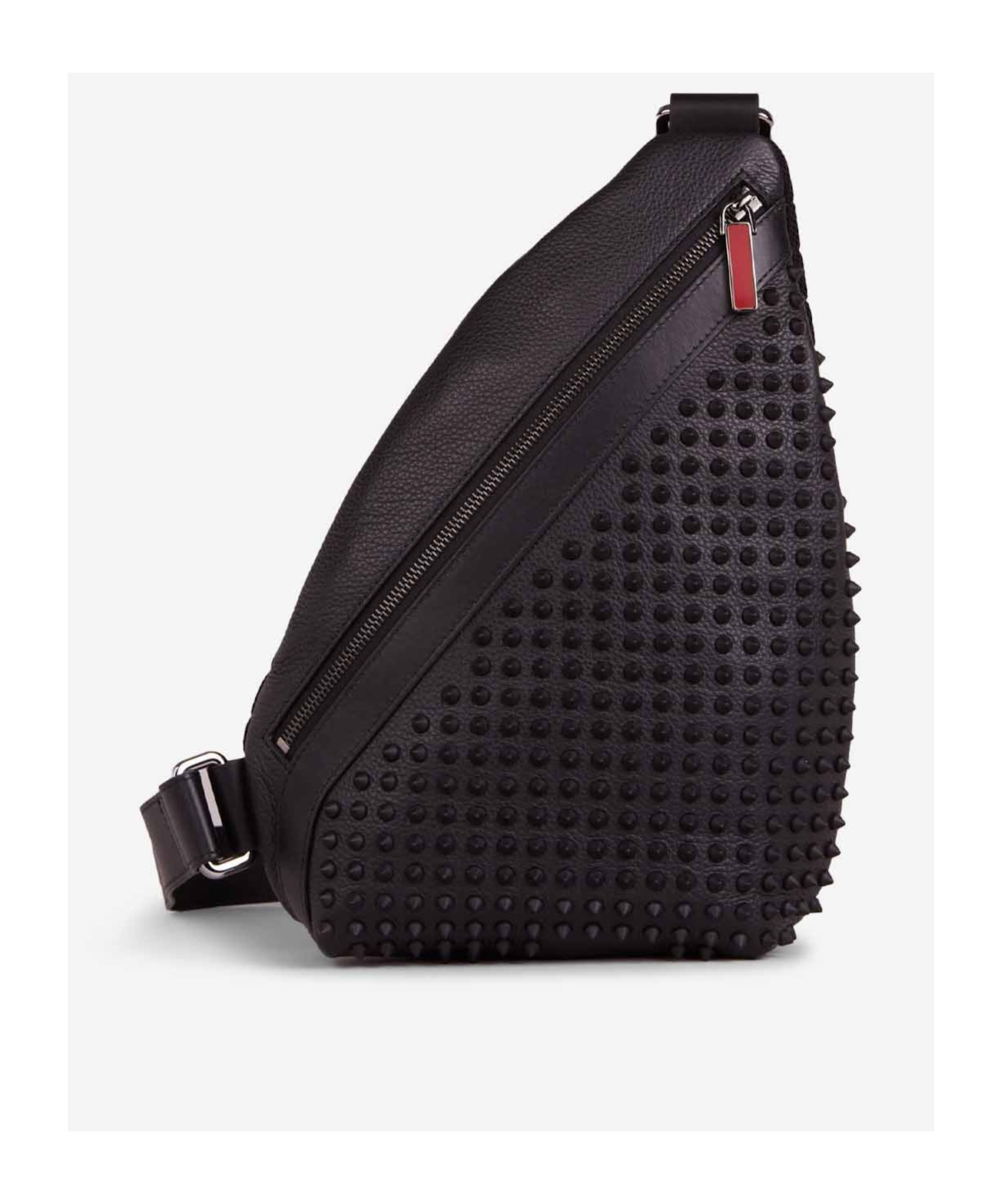 Christian Louboutin Zippered Crossbody Bag In Black