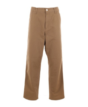 Carhartt Cargo-pockets Organic-cotton Trousers In Beige
