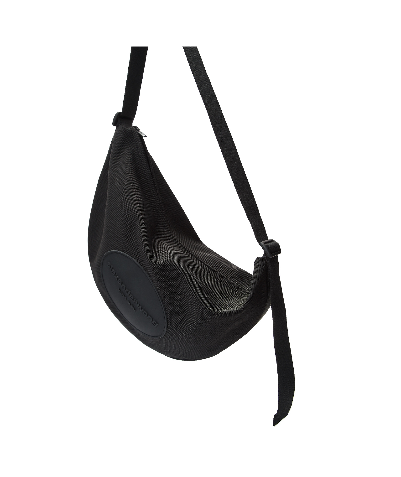 Alexander Wang Bo Small Crossbody Bag In Canvas In Black