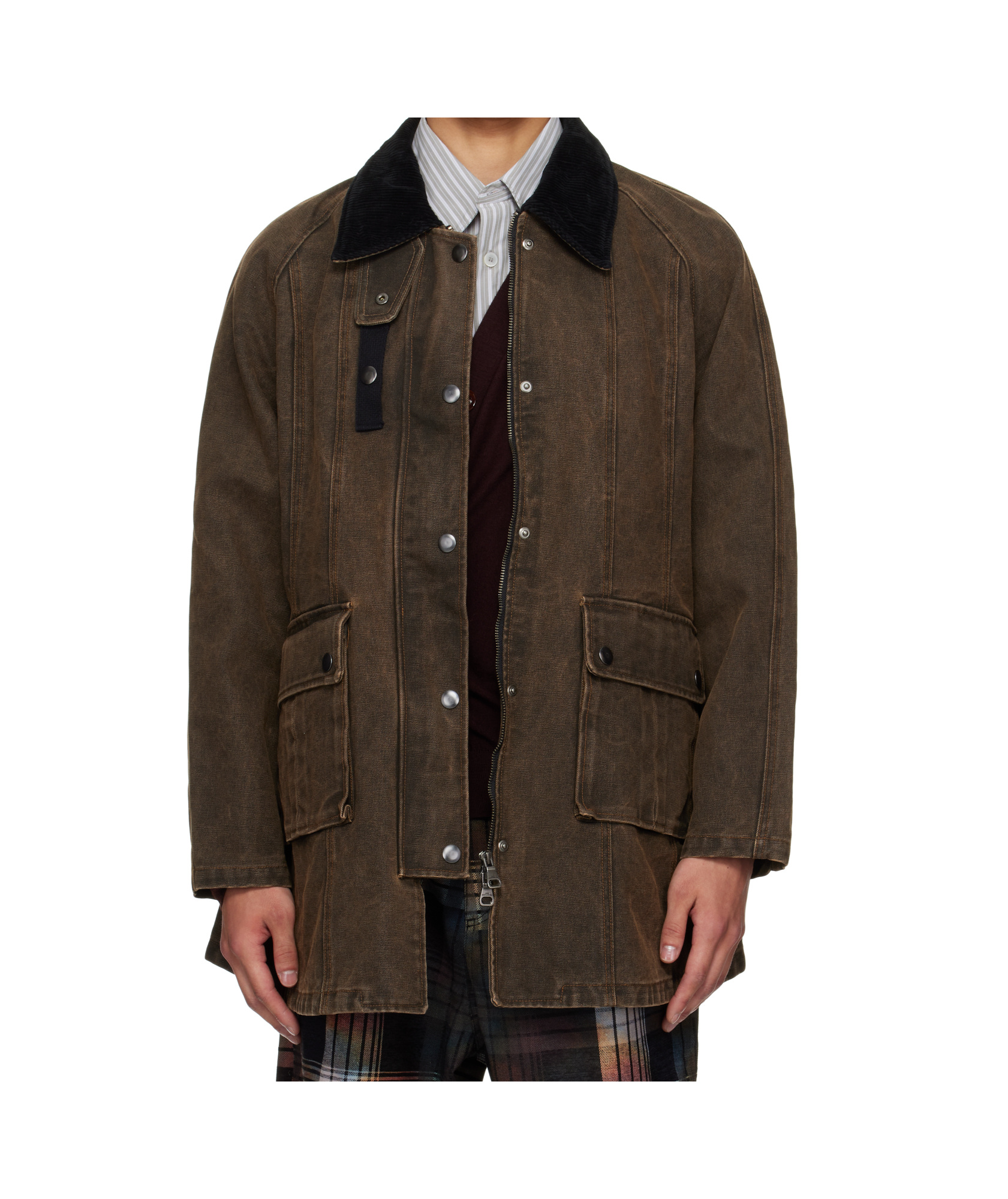 Andersson Bell Kerri Trapez Work Jacket In Brown