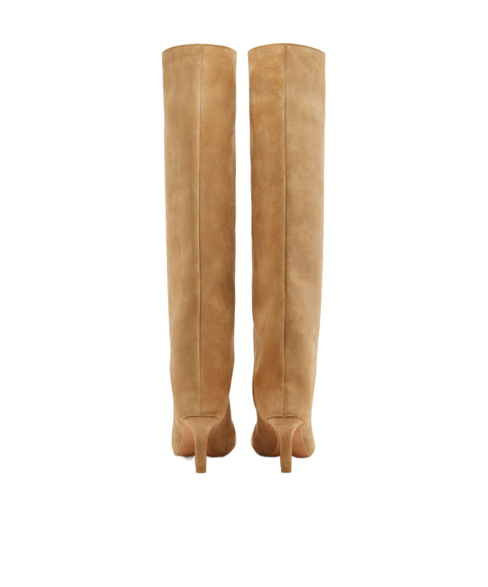 Mm6 Maison Margiela Anotomic Slip-on Suede Boots In Nude