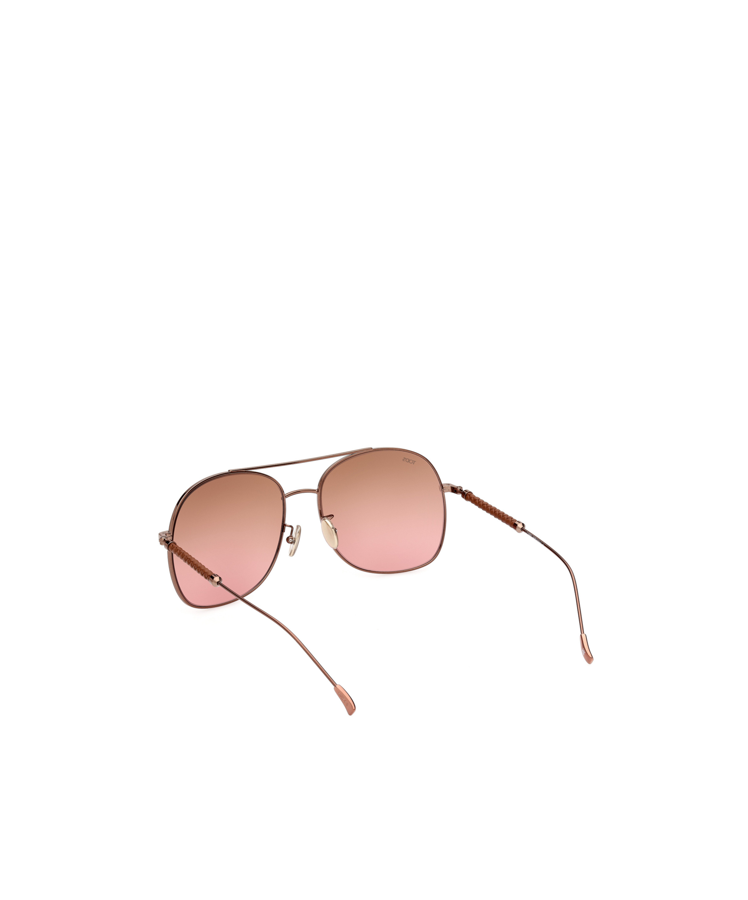 Shop Tod's Aviator Sunglasses In Pink