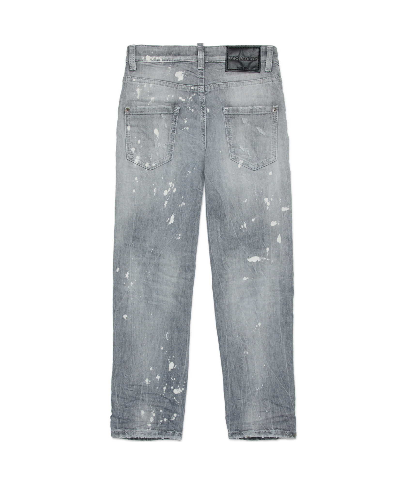 Dsquared2 Ripped Jeans In Gray