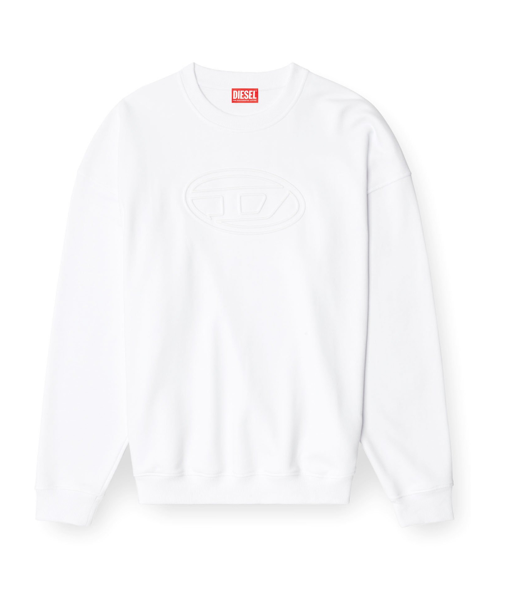 Diesel Sweatshirt In White