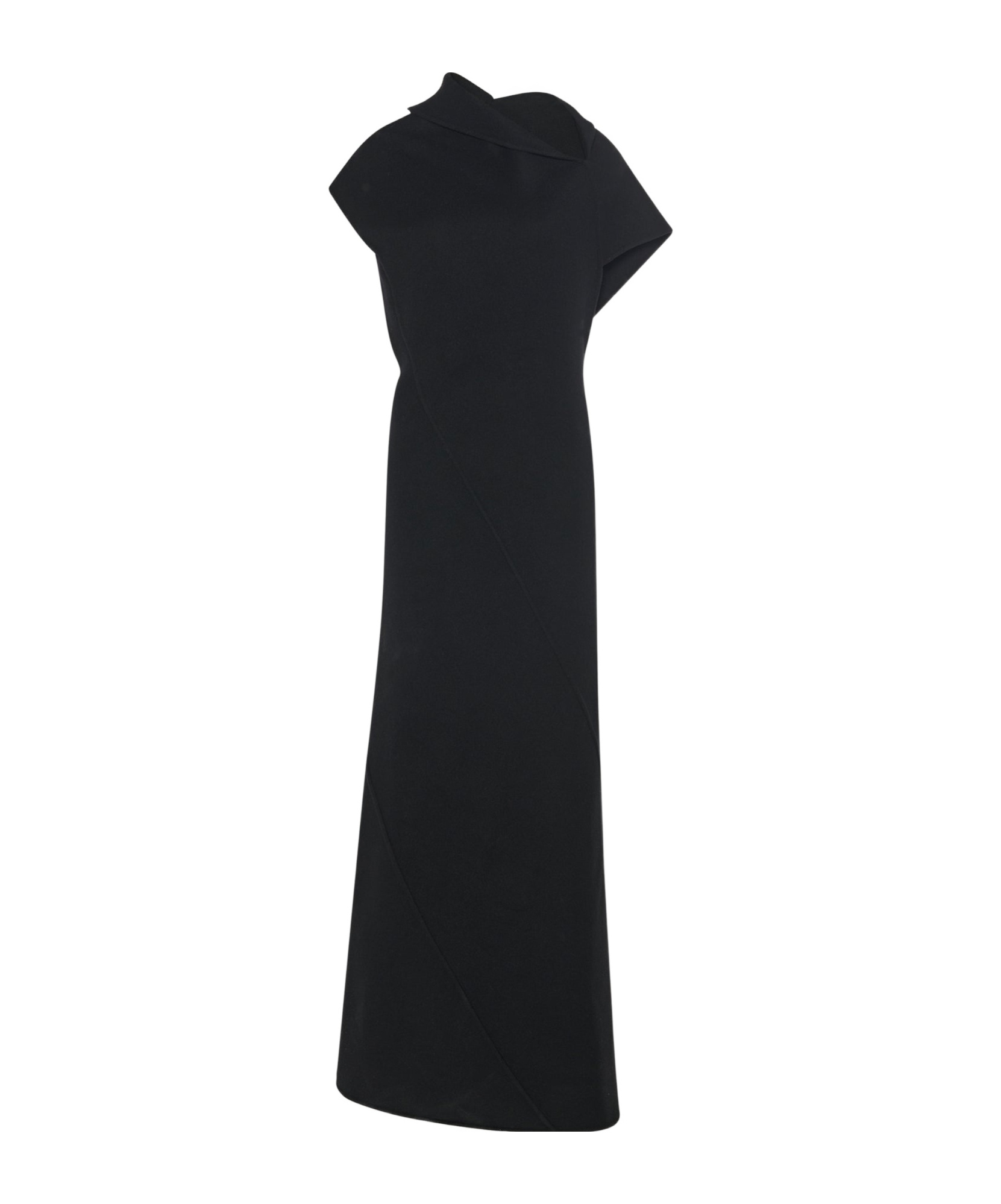 The Row Kamil Cashmere Dress In Black