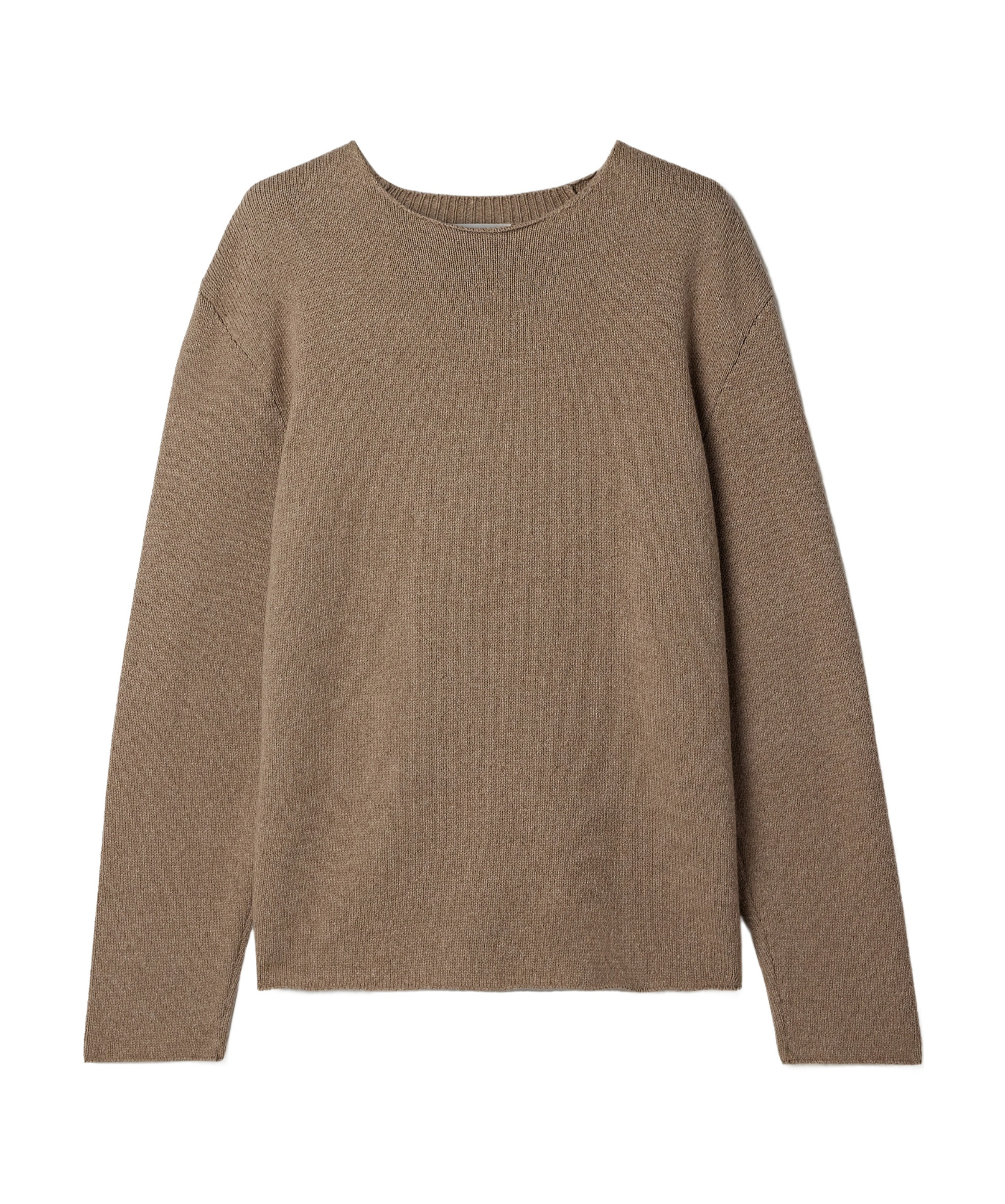 The Row Jhaio Cotton And Wool-blend Sweater In Brown