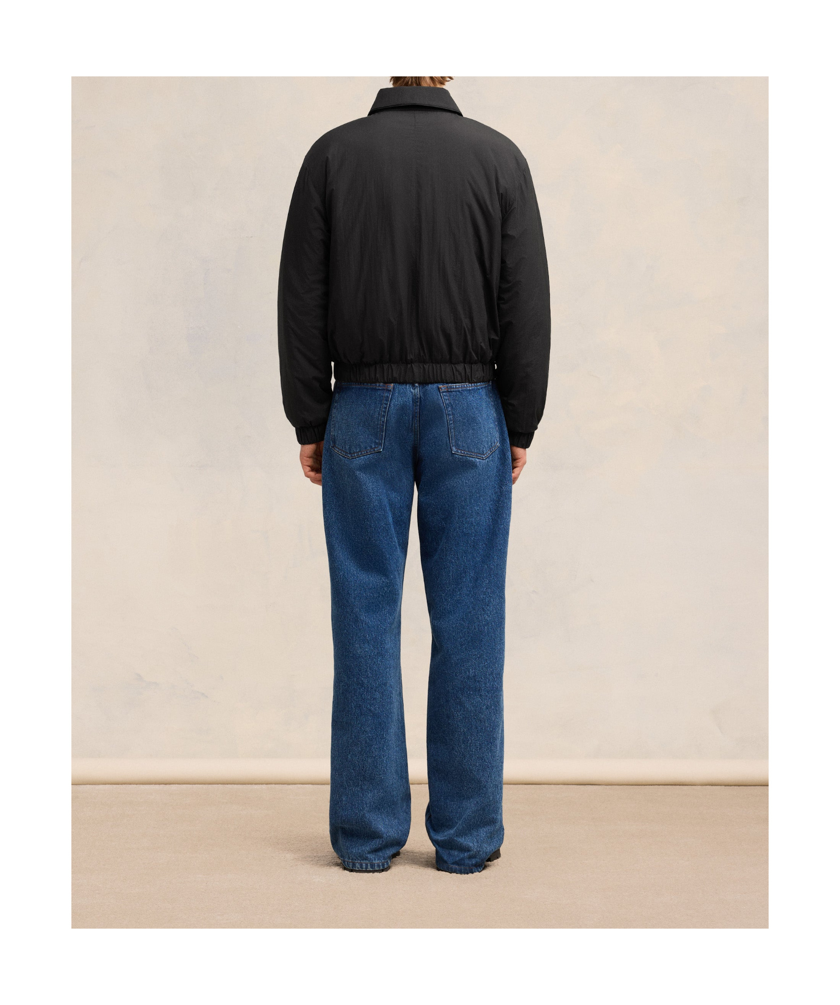 Ami Alexandre Mattiussi Ami Paris Long-sleeved Zipped Jacket In Black