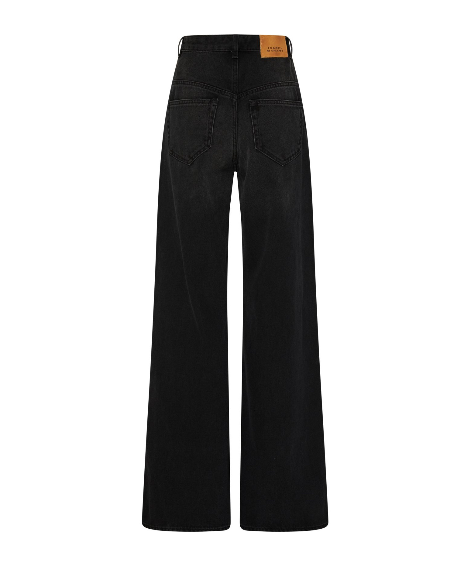 Shop Isabel Marant Jeans With Belt Loops In Black