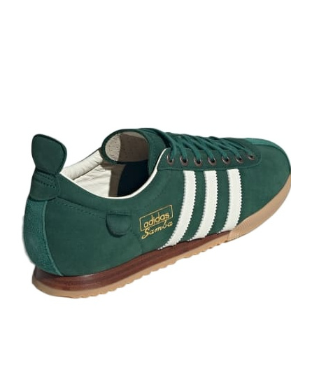 Adidas Originals Mens Adidas Samba 62 Suede Trainers In College Green/gray/second-hand Brown