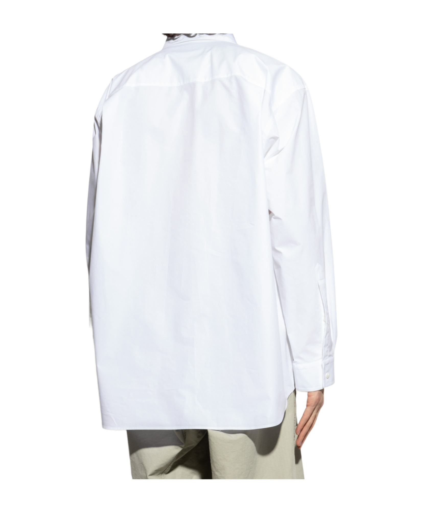Balenciaga Shirt With Logo In White