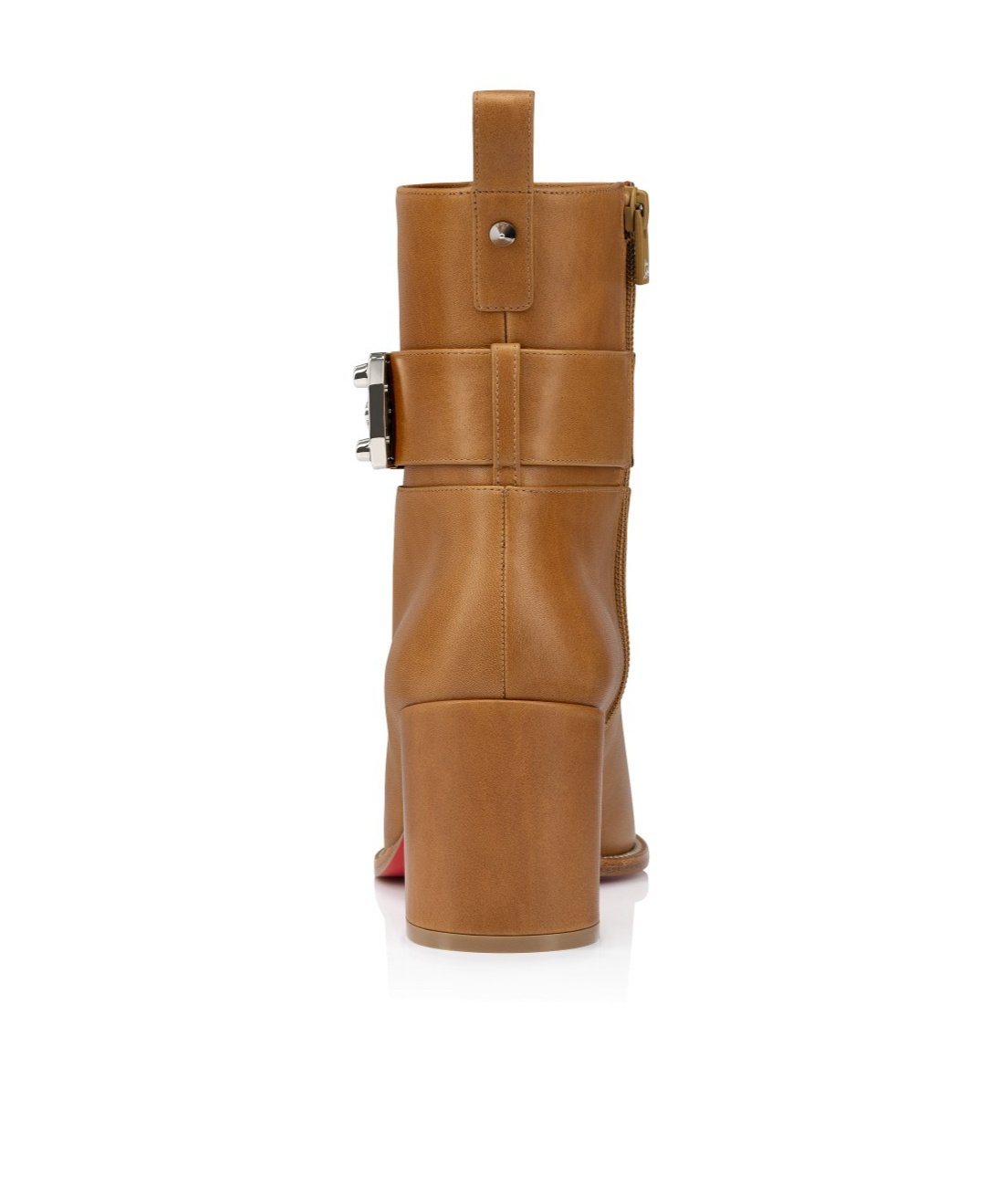 Christian Louboutin Booty Lock Boots In Brown
