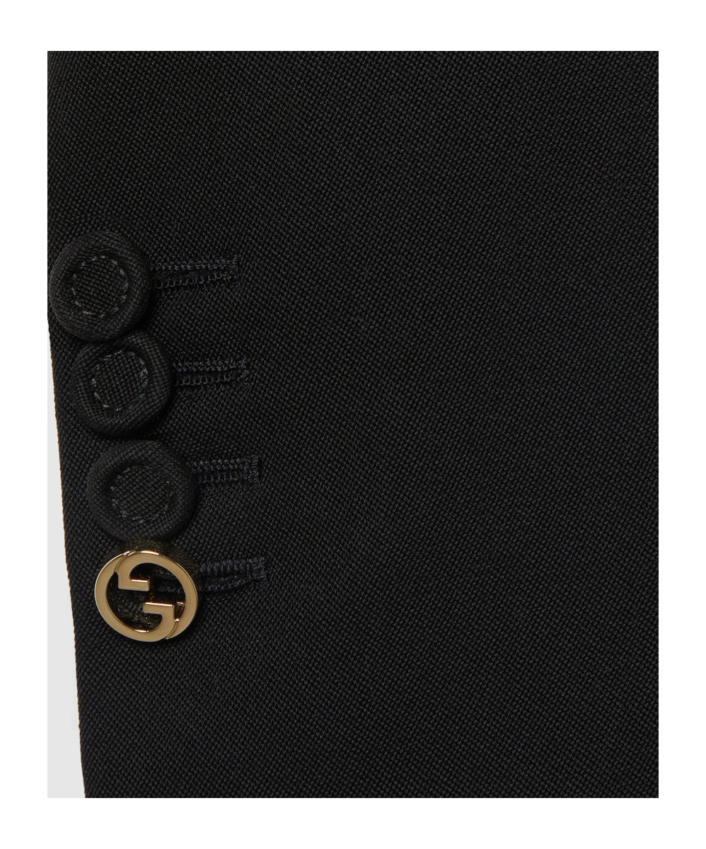 Gucci Long-sleeved Suit In Black