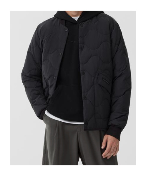 Canada Goose Double-sided Quilted Down Jacket In Black