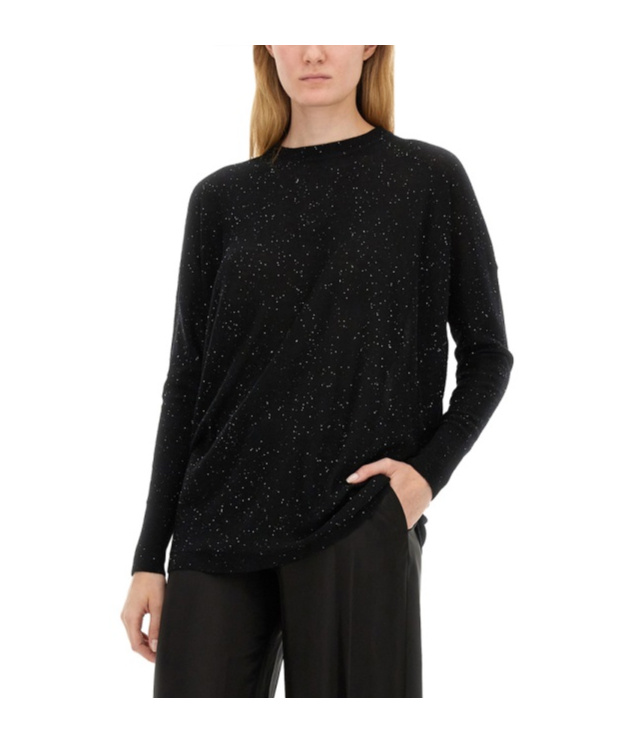 Fabiana Filippi Sequin-embellished Jumper In Black