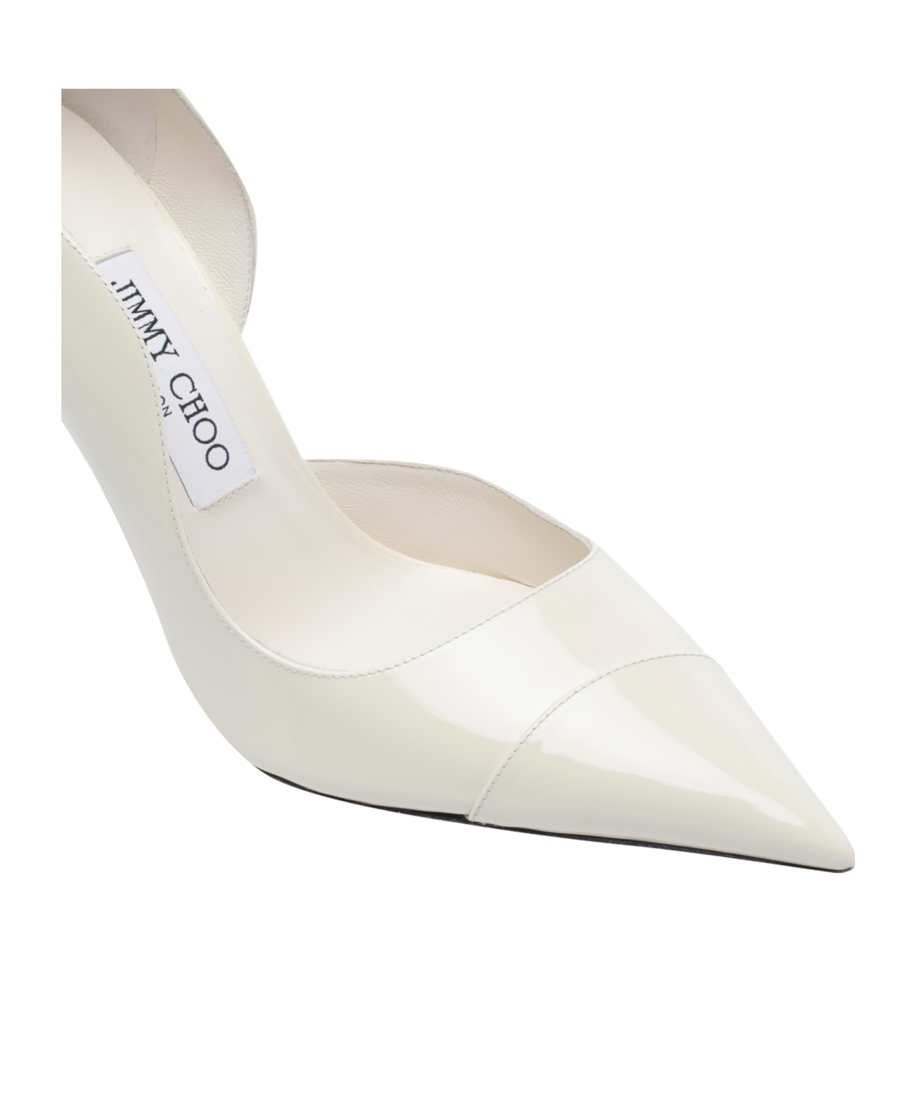 Jimmy Choo Chai Patent Leather Pumps In White