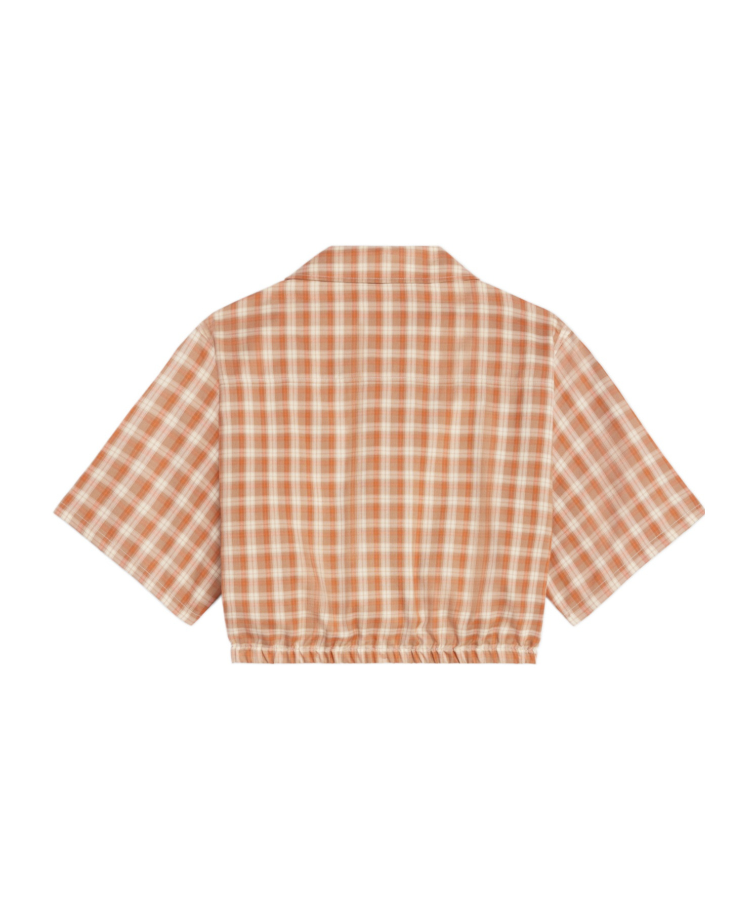 Celine Plaid Short Shirt In Nude