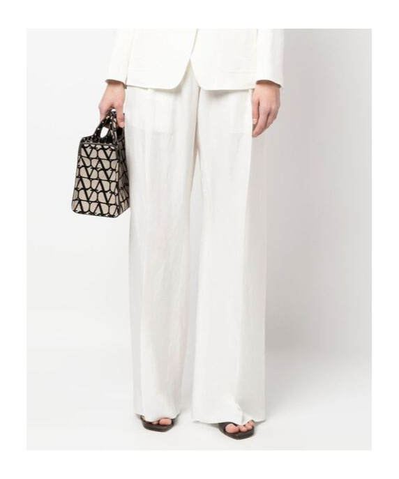 FERRAGAMO BELT-LOOP CASUAL PANTS