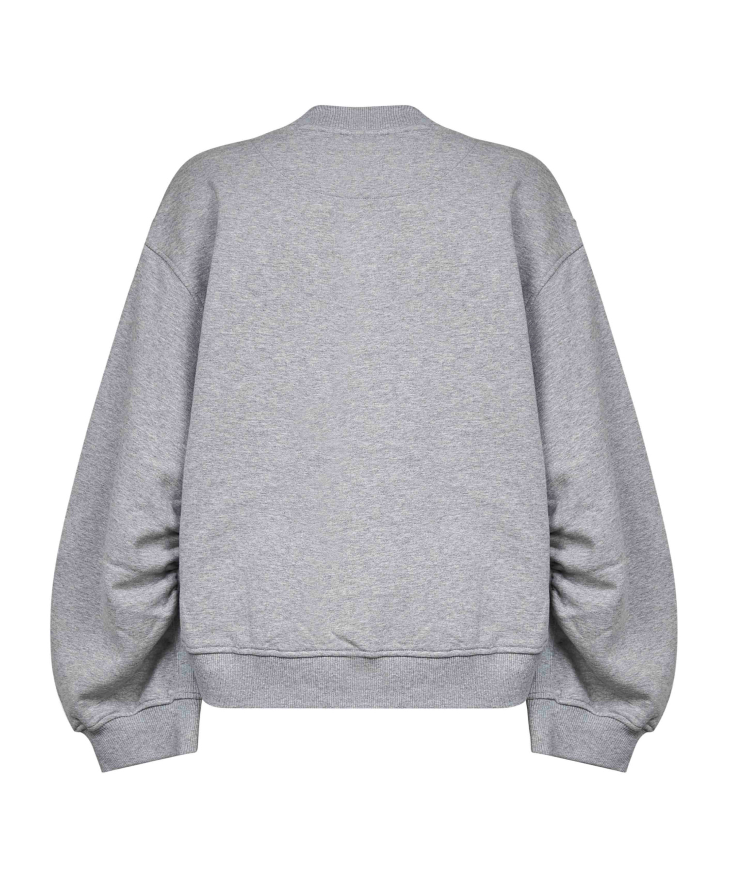 Attico Fleece Sweatshirt Sweatshirts Grey In Gray