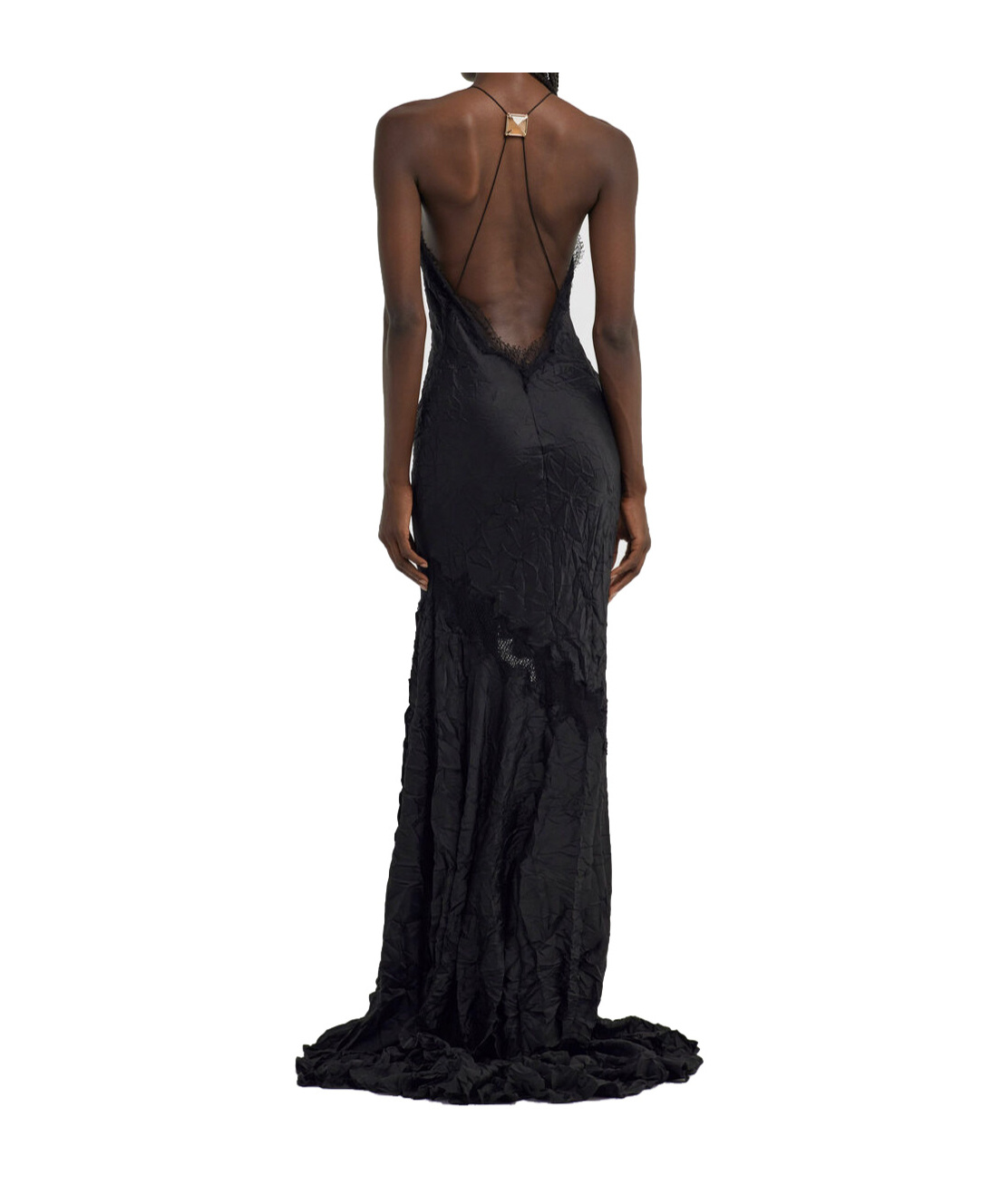 Shop Roberto Cavalli Sling Dress In Black