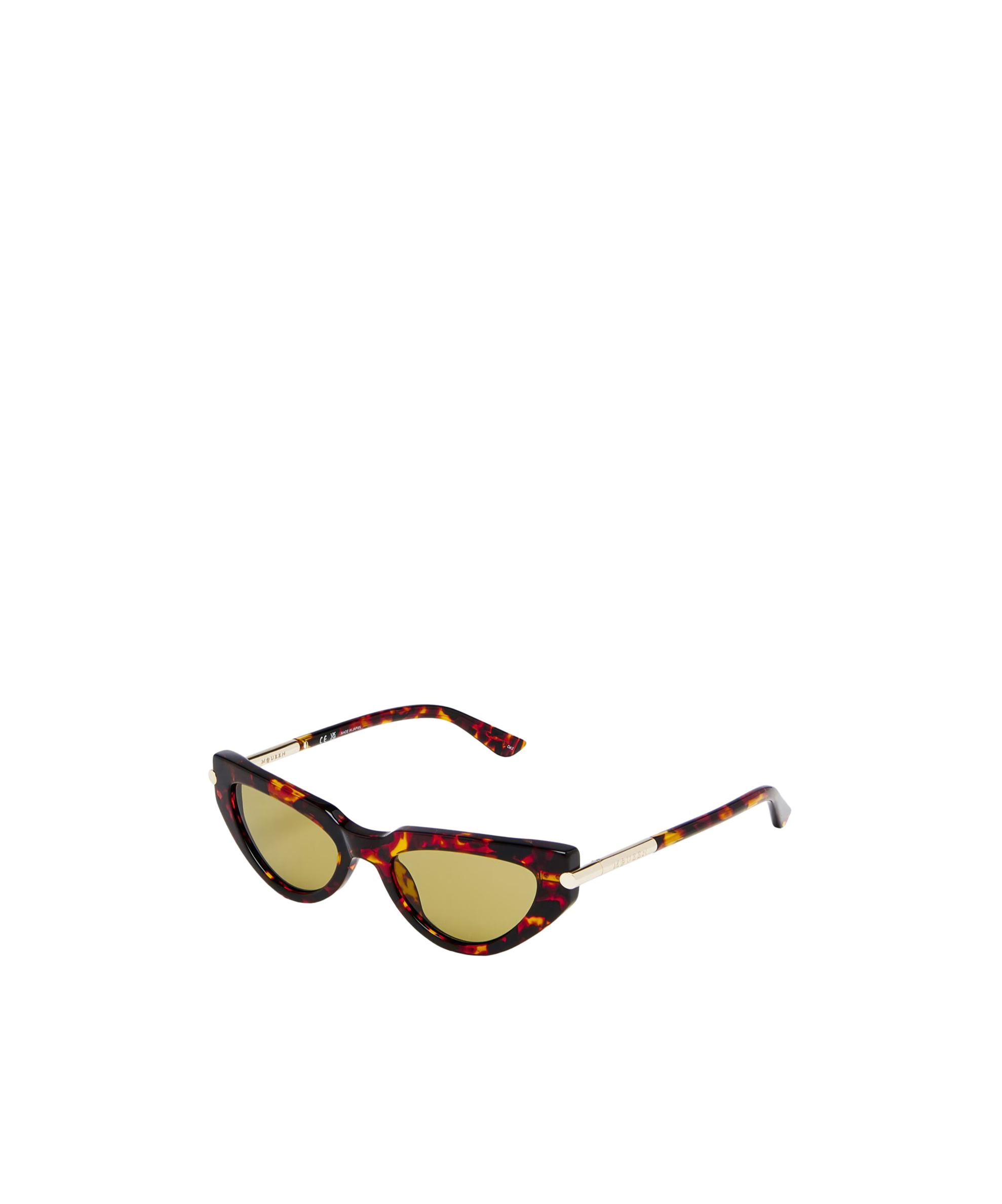 Alexander Mcqueen T-bar Icon Cat-eye Sunglasses In Brown