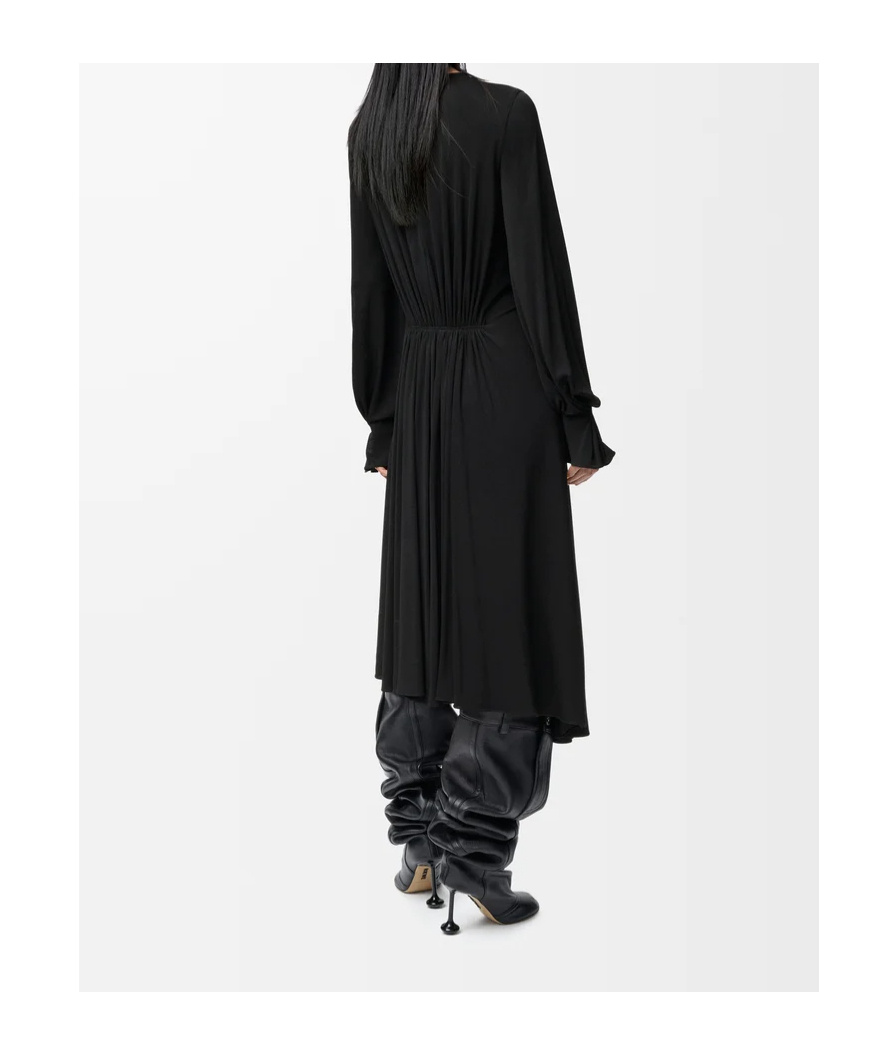 Loewe Dress In Viscose In Black