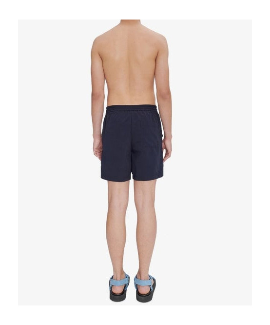 Apc Drawstring Swimming Trunks In Navy Blue